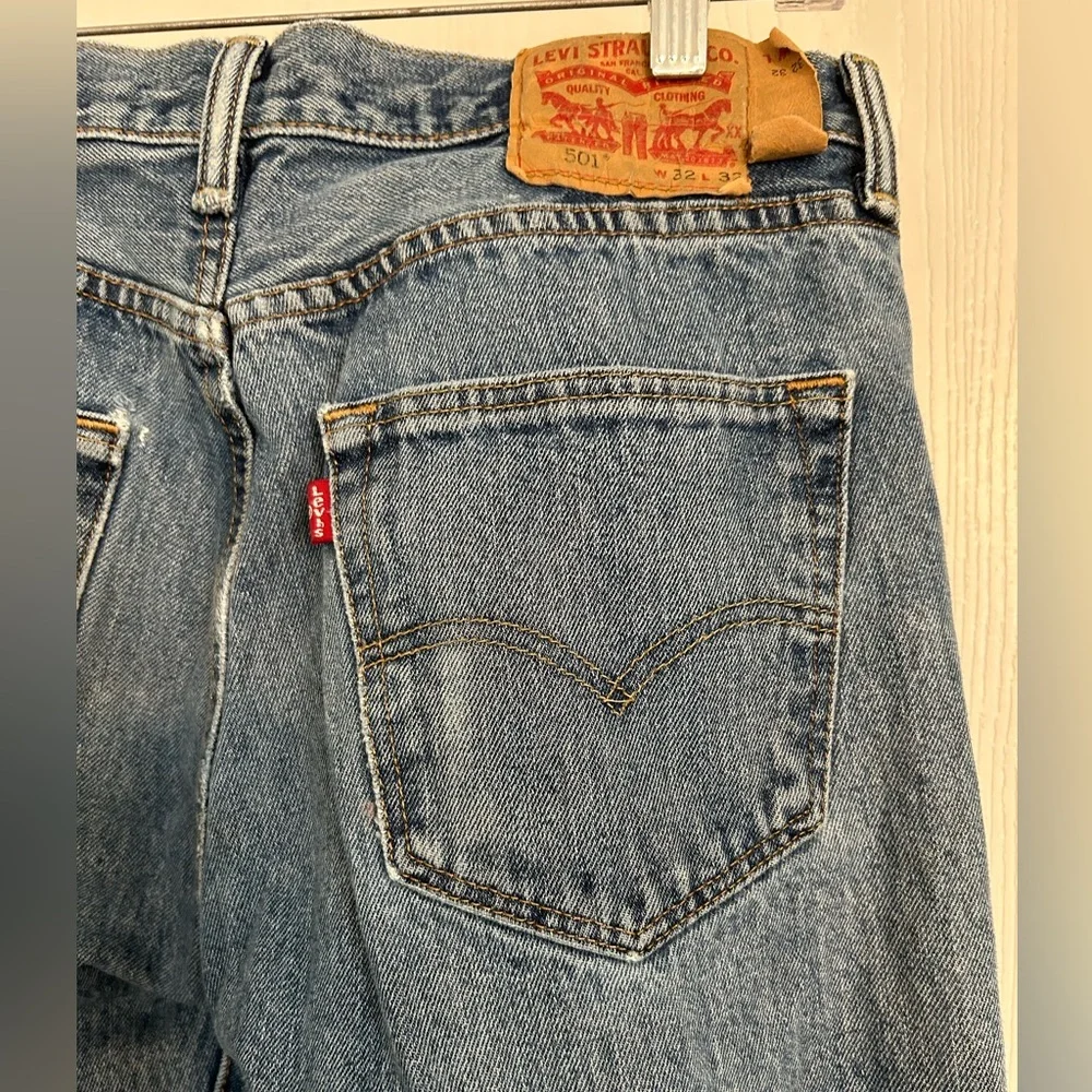 Levi's | Men's 501 Straight Blue Jeans | Size 32x32
